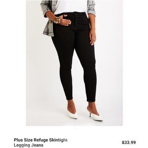 Charlotte Russe Plus Size Legging Jeans